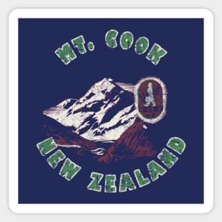 Mt. Cook New Zealand Vintage Sticker